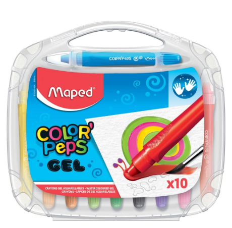 Silky coloured crayons x10